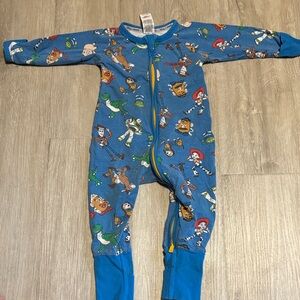 Bonds Blue Toy Story Print Kids Footie